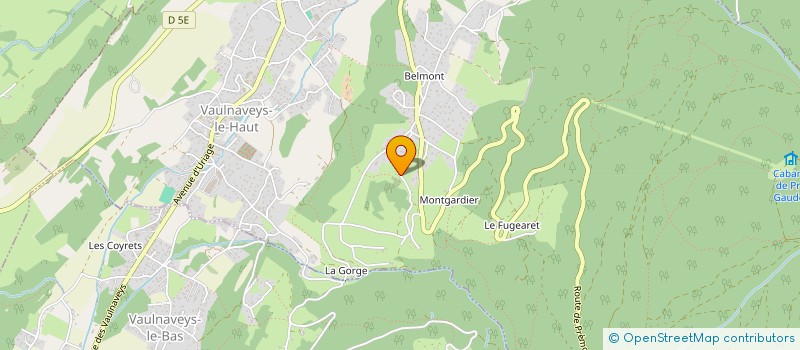 localisation de l'entreprise SCI LA LOUE  VAULNAVEYS-LE-HAUT