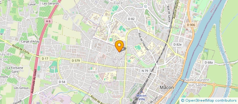 localisation de l'entreprise SCI LA LOUETTE à CHARNAY-LES-MACON