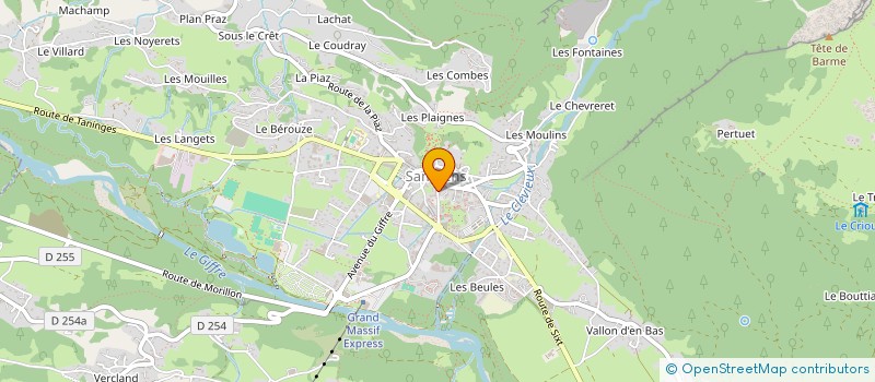 localisation de l'entreprise SCI LA LOUISE à SAMOENS