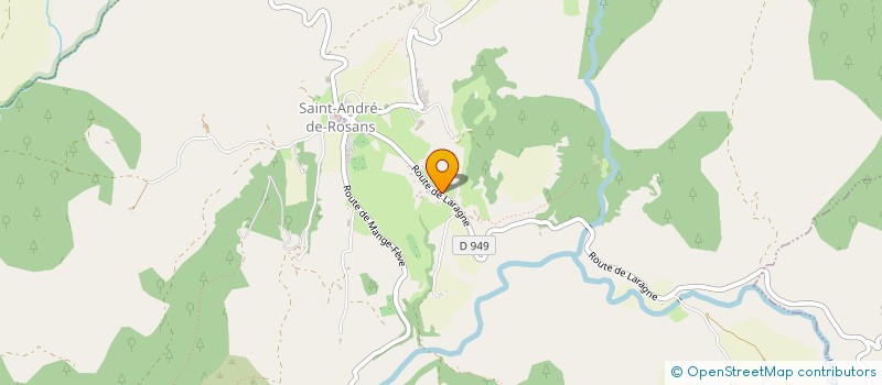 localisation de l'entreprise SCI LA LOUISE  SAINT-ANDRE-DE-ROSANS