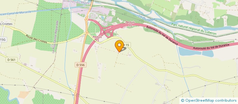 localisation de l'entreprise SCI LA LOUISE  MEYRARGUES