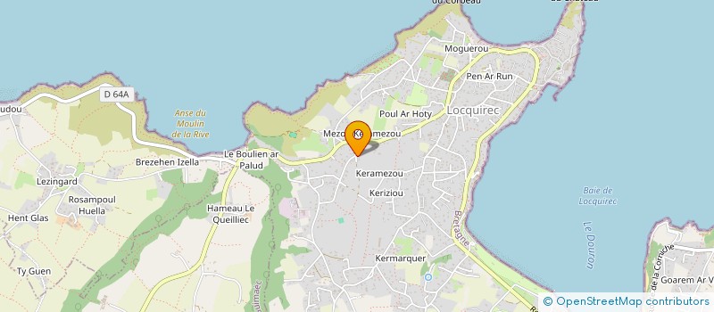 localisation de l'entreprise SCI LA LOUISIANE  LOCQUIREC