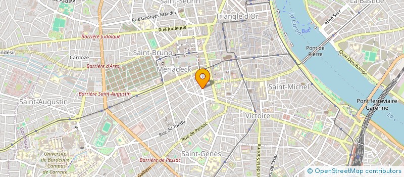 localisation de l'entreprise SCI LA LOUMOSIENNE  BORDEAUX