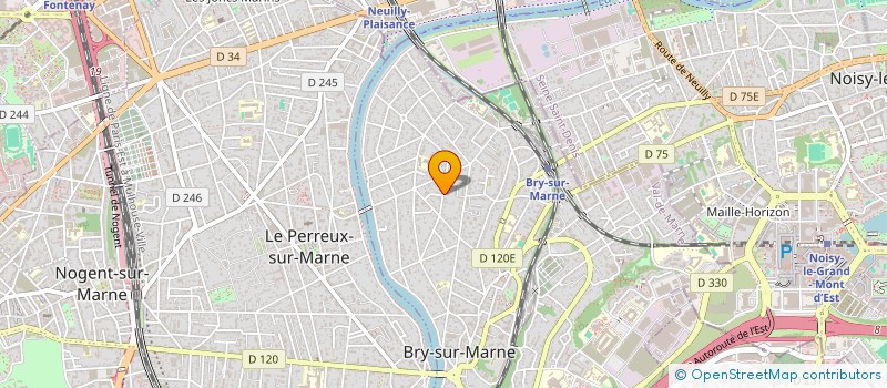 localisation de l'entreprise SCI LA LOUTERIE à BRY SUR MARNE
