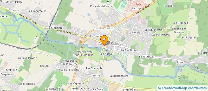 localisation de l'entreprise SCI LA LOUTINIERE à AZAY-LE-RIDEAU