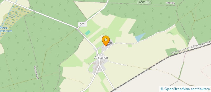localisation de l'entreprise SCI LA LOUTRE NOIRE  ARRIANCE