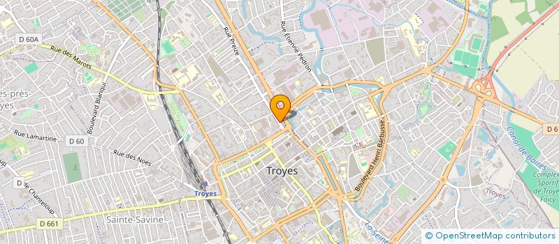 localisation de l'entreprise SCI LA LOUVIERE  TROYES