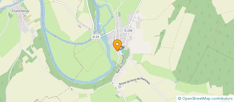 localisation de l'entreprise SCI LA LOUVIERE  SOING-CUBRY-CHARENTENAY