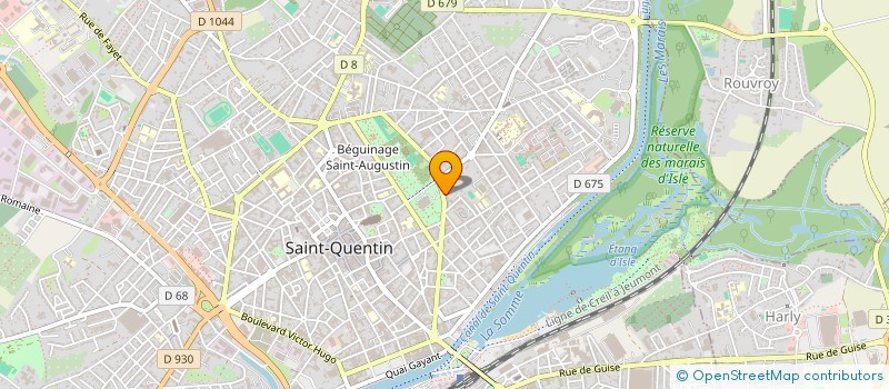 localisation de l'entreprise SCI LA LOUVIERE à SAINT-QUENTIN