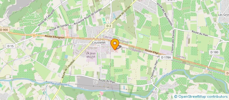 localisation de l'entreprise SCI LA LOUVIERE  OPPEDE