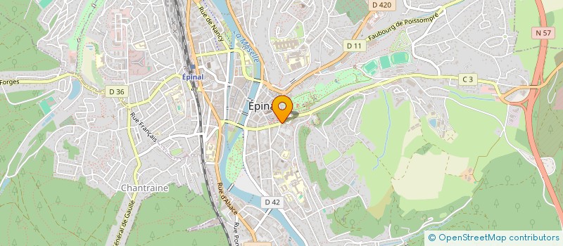 localisation de l'entreprise SCI LA LOUVIERE à EPINAL