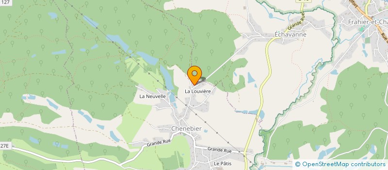 localisation de l'entreprise SCI LA LOUVIERE  CHENEBIER