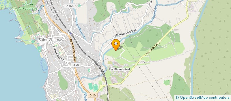 localisation de l'entreprise SCI LA LUCEE  SAINT CHAMAS