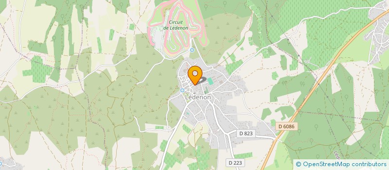 localisation de l'entreprise SCI LA LUCIOLE  LEDENON