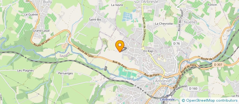 localisation de l'entreprise SCI LA LUERE  L'ARBRESLE