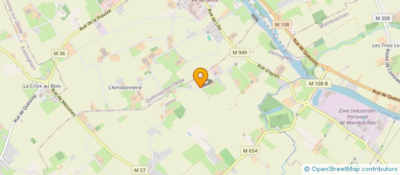 localisation de l'entreprise SCI LA LUNA  VERLINGHEM