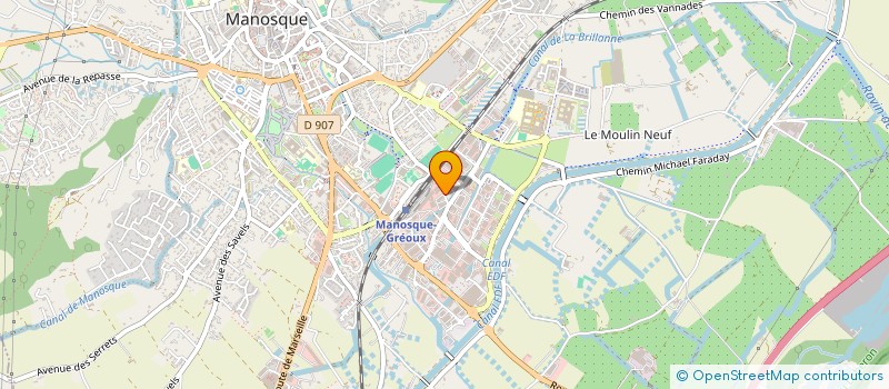 localisation de l'entreprise SCI LA LUNE à MANOSQUE
