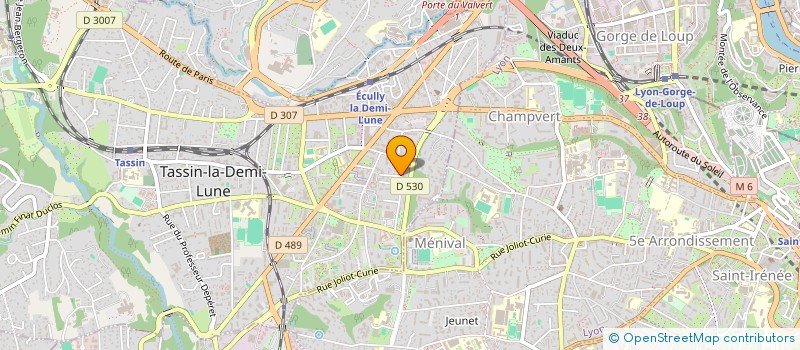 localisation de l'entreprise SCI LA LUNE  TASSIN-LA-DEMI-LUNE