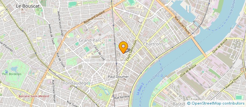 localisation de l'entreprise SCI LA LUZERNE  BORDEAUX