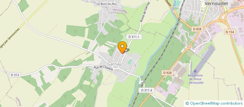 localisation de l'entreprise SCI LA LUZERNE à AUNAY-SOUS-CRECY