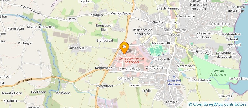 localisation de l'entreprise SCI LA LYONNAISE  SAINT-POL-DE-LEON