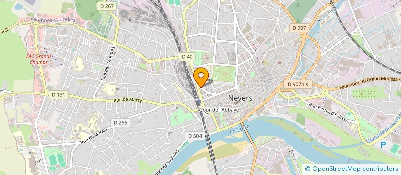 localisation de l'entreprise SCI LA LYONNAISE DE NEVERS à NEVERS