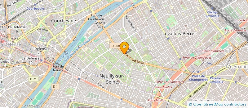 localisation de l'entreprise SCI LA MACAGNA à NEUILLY-SUR-SEINE