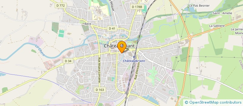 localisation de l'entreprise SCI LA MACEENNE  CHATEAUBRIANT