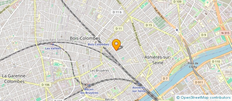 localisation de l'entreprise SCI LA MADDALENA à ASNIERES-SUR-SEINE