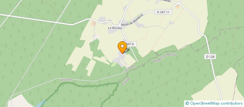 localisation de l'entreprise SCI LA MADELAINE à LE FAVRIL