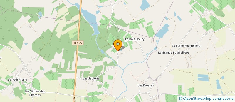 localisation de l'entreprise SCI LA MADELAINE  SAINT-ROMAIN-SUR-CHER