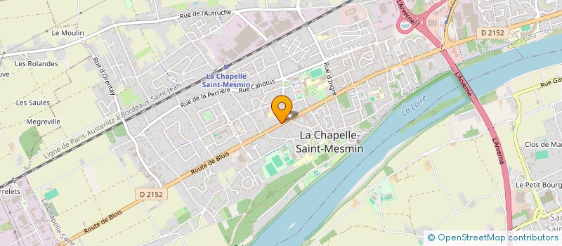 localisation de l'entreprise SCI LA MADELEINE à LA CHAPELLE ST MESMIN