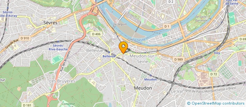 localisation de l'entreprise SCI LA MADELEINE à MEUDON