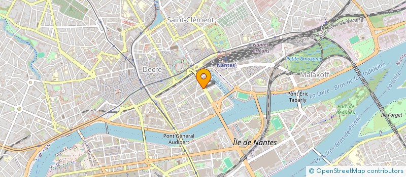 localisation de l'entreprise SCI LA MADELEINE à NANTES