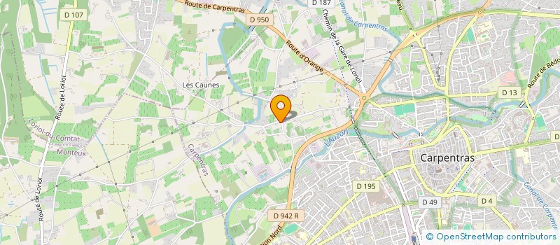 localisation de l'entreprise SCI LA MADELEINE  CARPENTRAS