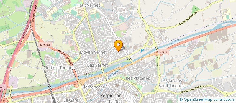 localisation de l'entreprise SCI LA MADELEINE  PERPIGNAN