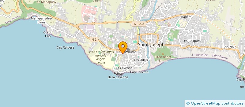 localisation de l'entreprise SCI LA MADELEINE à SAINT-JOSEPH