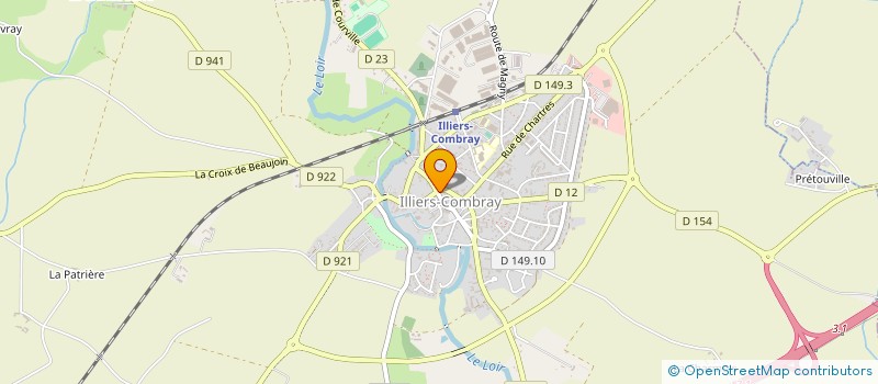 localisation de l'entreprise SCI LA MADELEINE à ILLIERS-COMBRAY