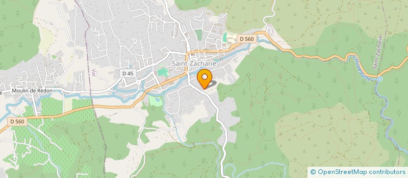 localisation de l'entreprise SCI LA MADELEINE - SAINT VINCENT DE PAUL  SAINT-ZACHARIE