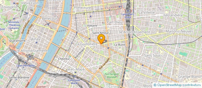 localisation de l'entreprise SCI LA MADONE  LYON