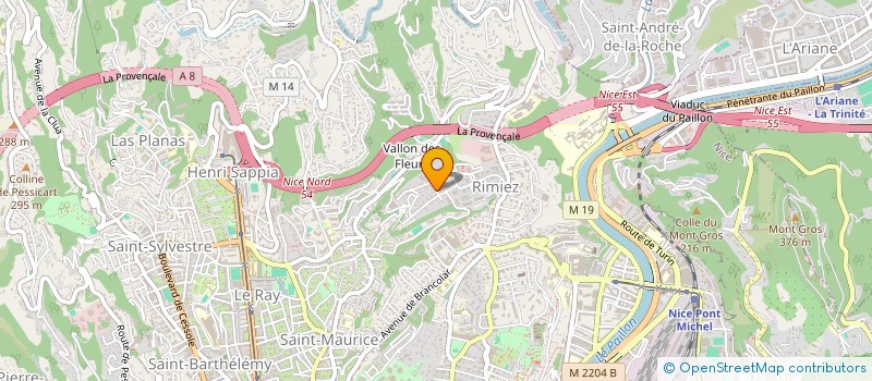 localisation de l'entreprise SCI LA MADONETTE à NICE