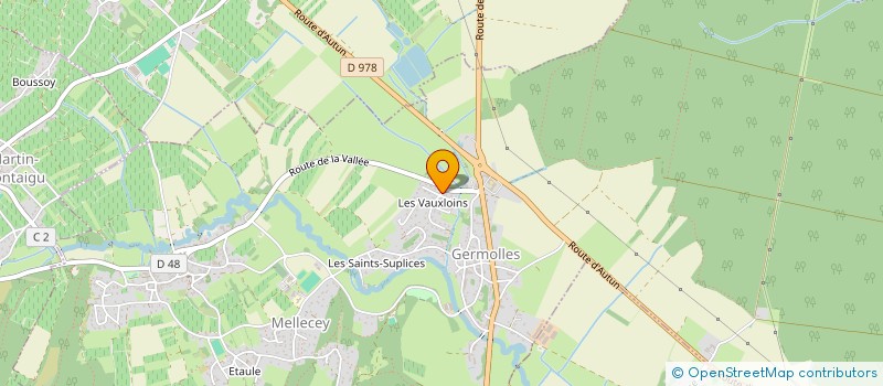 localisation de l'entreprise SCI LA MADONNE  MELLECEY