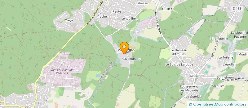 localisation de l'entreprise SCI LA MADRILENE  SEIGNOSSE