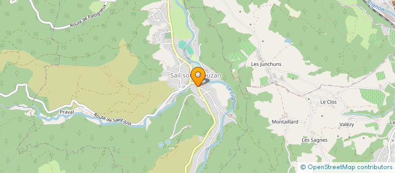 localisation de l'entreprise SCI LA MADRUILLAT  SAIL-SOUS-COUZAN