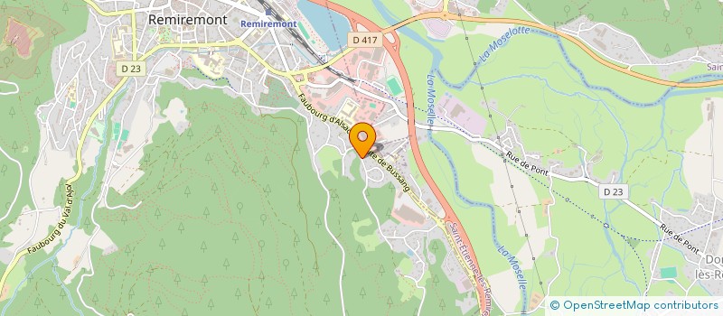 localisation de l'entreprise SCI LA MAGDELAINE  REMIREMONT