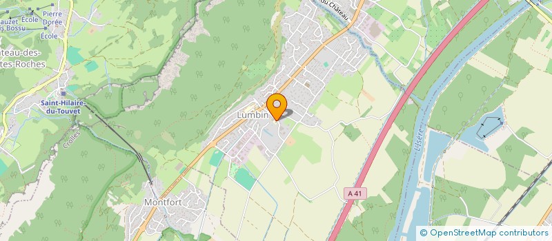 localisation de l'entreprise SCI LA MAGNANERIE  LUMBIN