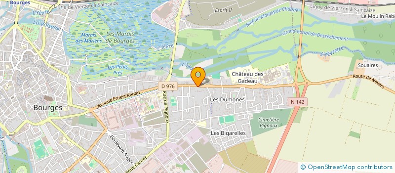 localisation de l'entreprise SCI LA MAGNANERIE  BOURGES