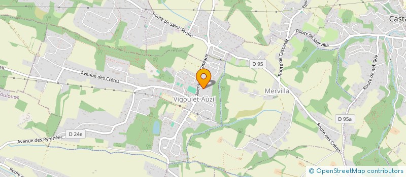 localisation de l'entreprise SCI LA MAGNANERIE GILLES  AUREVILLE