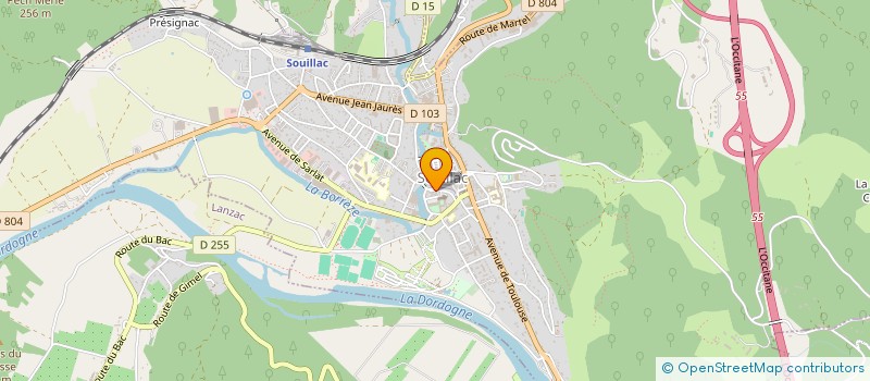 localisation de l'entreprise SCI LA MAGRADE  SOUILLAC