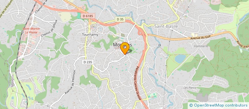 localisation de l'entreprise SCI LA MAILANNE à MOUGINS